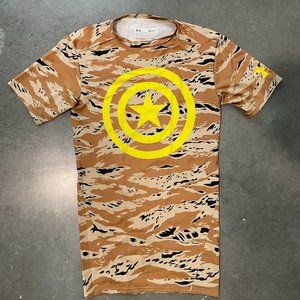 Men's Small Under Armour Alter ego Captain America Heatgear Compression Shirt